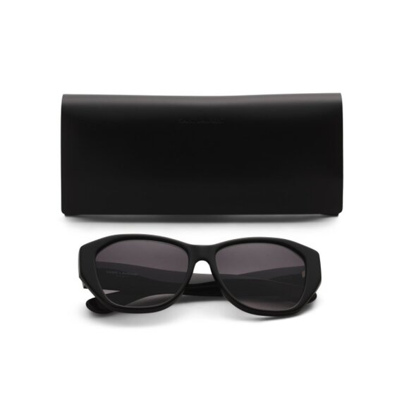 SAINT LAURENT Black 56mm Square Sunglasses - Picture 1 of 2